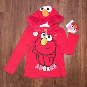Elmo zip up sweater